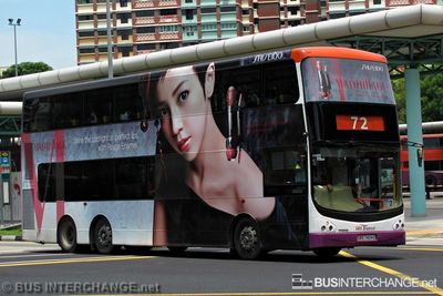 Bus 72 - SBS Transit Volvo B9TL (SBS7404Z)
