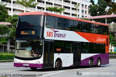 Bus 55 - SBS Transit Volvo B9TL (SBS7415S)