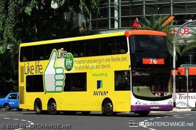 Bus 76 - SBS Transit Volvo B9TL (SBS7415S)
