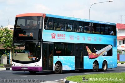 Bus 76 - SBS Transit Volvo B9TL (SBS7416P)