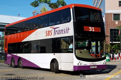 Bus 31 - SBS Transit Volvo B9TL (SBS7417L)