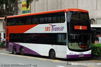 Bus 2 - SBS Transit Volvo B9TL (SBS7418J)