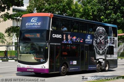 Bus 76 - SBS Transit Volvo B9TL (SBS7419G)
