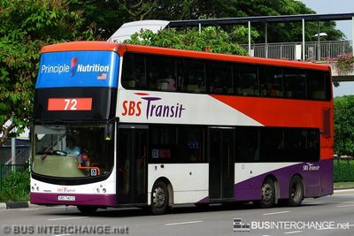 Bus 72 - SBS Transit Volvo B9TL (SBS7421Z)