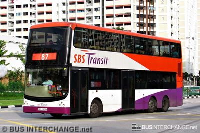 Bus 87 - SBS Transit Volvo B9TL (SBS7426K)