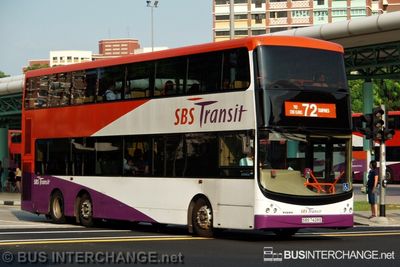 Bus 72 - SBS Transit Volvo B9TL (SBS7428E)