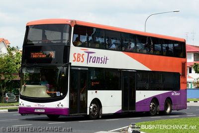 Bus 70 - SBS Transit Volvo B9TL (SBS7429C)