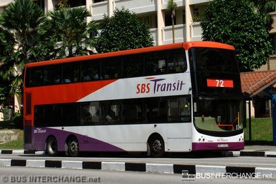 Bus 72 - SBS Transit Volvo B9TL (SBS7432S)