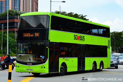Bus 154 - SBS Transit Volvo B9TL (SBS7446C)