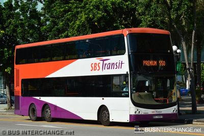 Bus 550 - SBS Transit Volvo B9TL (SBS7448Y)