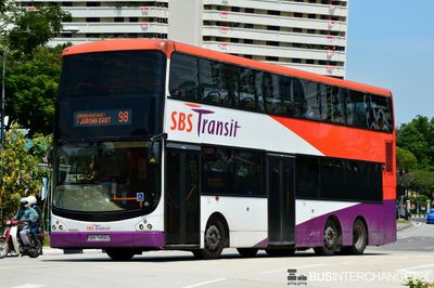 Bus 98 - SBS Transit Volvo B9TL (SBS7456Z)