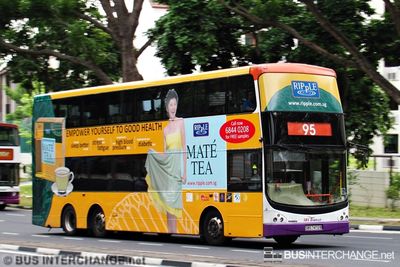 Bus 95 - SBS Transit Volvo B9TL (SBS7472B)