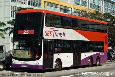 Bus 25 - SBS Transit Volvo B9TL (SBS7479H)