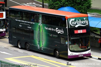 Bus 88 - SBS Transit Volvo B9TL (SBS7488G)
