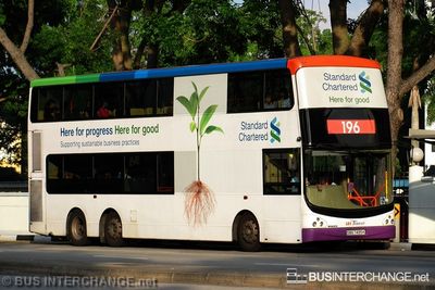 Bus 196 - SBS Transit Volvo B9TL (SBS7495K)