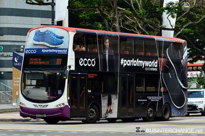 Bus 111 - SBS Transit Volvo B9TL (SBS7550J)