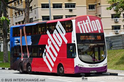 Bus 99 - SBS Transit Volvo B9TL (SBS7583P)