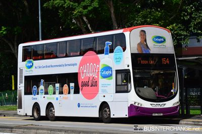 Bus 154 - SBS Transit Volvo B9TL (SBS7608C)