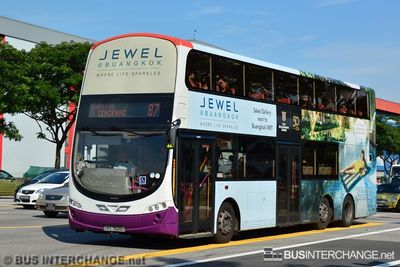 Bus 87 - SBS Transit Volvo B9TL (SBS7628U)