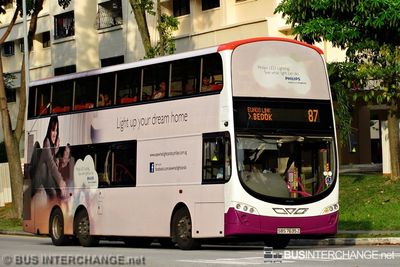 Bus 87 - SBS Transit Volvo B9TL (SBS7635Z)