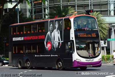 Bus 165 - SBS Transit Volvo B9TL (SBS7637T)