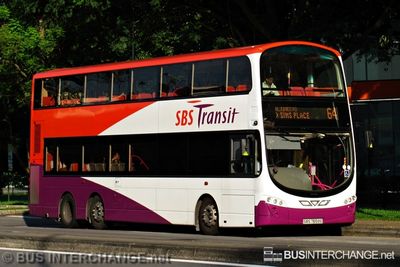 Bus 64 - SBS Transit Volvo B9TL (SBS7659E)