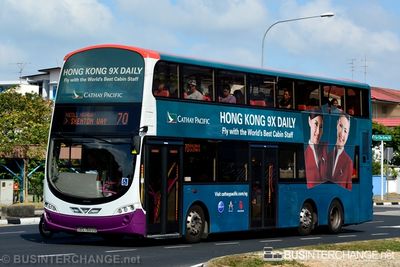 Bus 70 - SBS Transit Volvo B9TL (SBS7669B)
