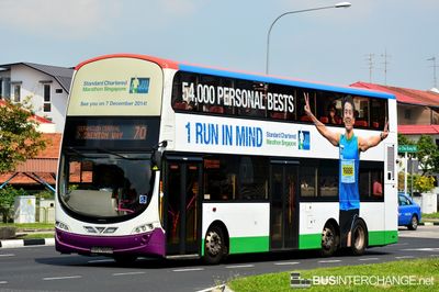 Bus 70 - SBS Transit Volvo B9TL (SBS7669B)