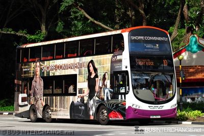 Bus 10 - SBS Transit Volvo B9TL (SBS7671T)
