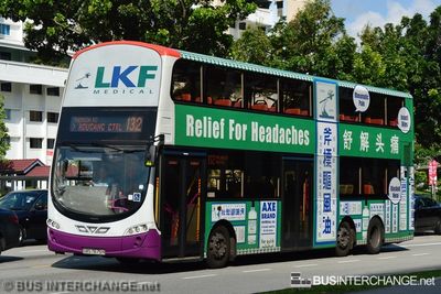 Bus 132 - SBS Transit Volvo B9TL (SBS7675H)