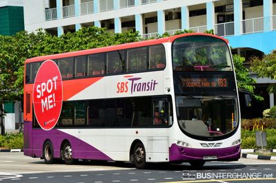 Bus 183 - SBS Transit Volvo B9TL (SBS7704H)