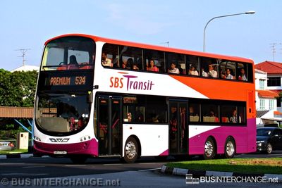 Bus 534 - SBS Transit Volvo B9TL (SBS7706C)