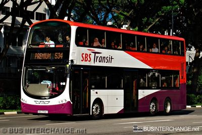 Bus 534 - SBS Transit Volvo B9TL (SBS7708Y)