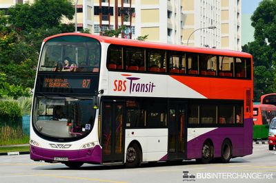 Bus 87 - SBS Transit Volvo B9TL (SBS7709U)