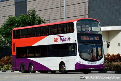 Bus 133 - SBS Transit Volvo B9TL (SBS7711L)