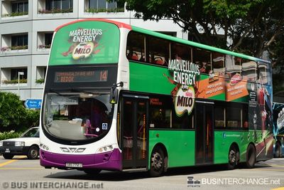 Bus 14 - SBS Transit Volvo B9TL (SBS7712J)