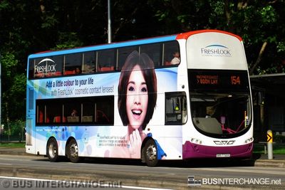 Bus 154 - SBS Transit Volvo B9TL (SBS7722E)
