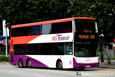 Bus 545 - SBS Transit Volvo B9TL (SBS7777Y)