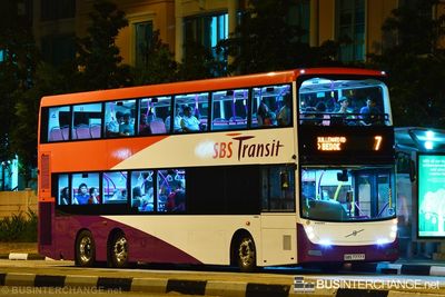Bus 7 - SBS Transit Volvo B9TL (SBS7777Y)