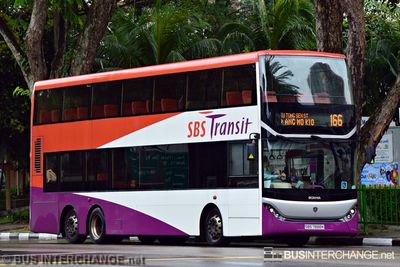 Bus 166 - SBS Transit Scania K310UD (SBS7888K)