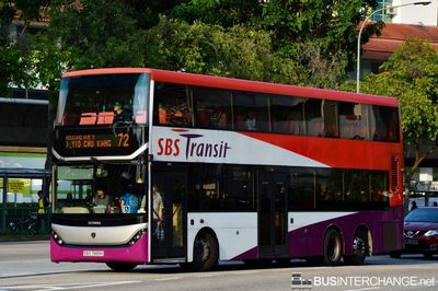 Bus 72 - SBS Transit Scania K310UD (SBS7888K)