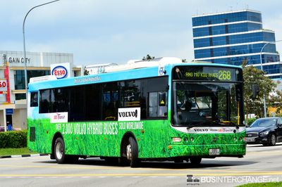 Bus 268 - SBS Transit Volvo B5RLE (SBS8002T)