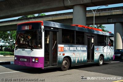 Bus 42 - SBS Transit Dennis Dart (SBS8018Z)