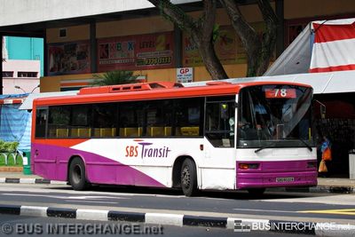 Bus 78 - SBS Transit Volvo B10M (Mark IV) (SBS8020R)