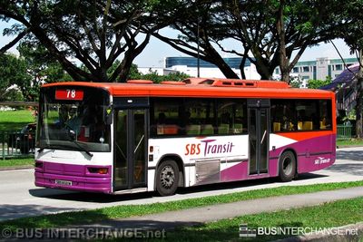 Bus 78 - SBS Transit Volvo B10M (Mark IV) (SBS8021M)