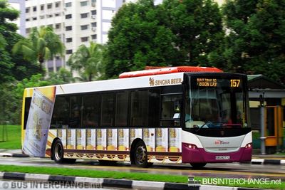 Bus 157 - SBS Transit Scania K230UB (SBS8077C)