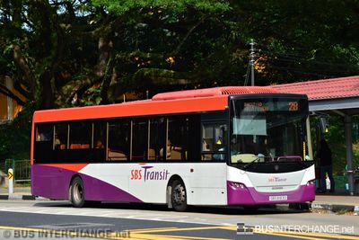Bus 28 - SBS Transit Scania K230UB (SBS8183D)