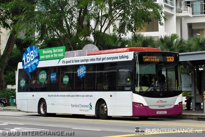Bus 133 - SBS Transit Scania K230UB (SBS8185Z)