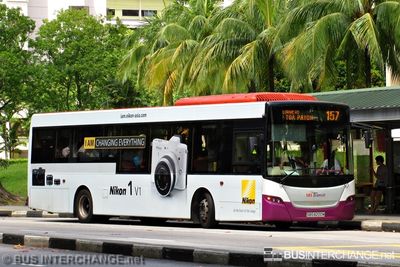 Bus 157 - SBS Transit Scania K230UB (SBS8200M)