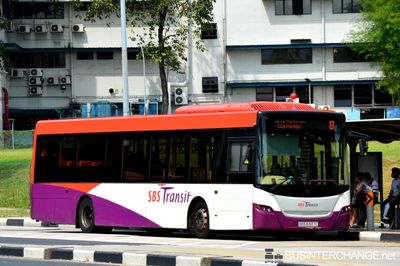 Bus 8 - SBS Transit Scania K230UB (SBS8337C)